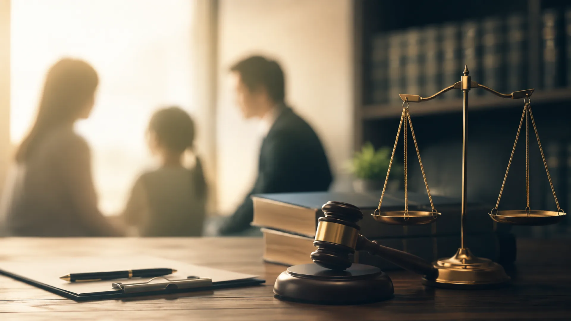 児童相談所問題における弁護士の役割を表現した、親子と法律相談のイメージ画像